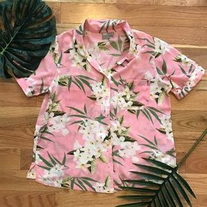 Floral Print Pink Shirt | ASOS